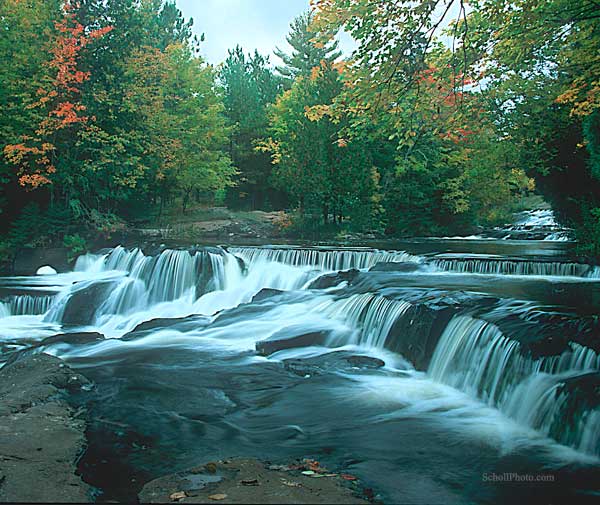 Bond Falls Waterfall