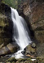 Miners Falls Waterfall Note Card